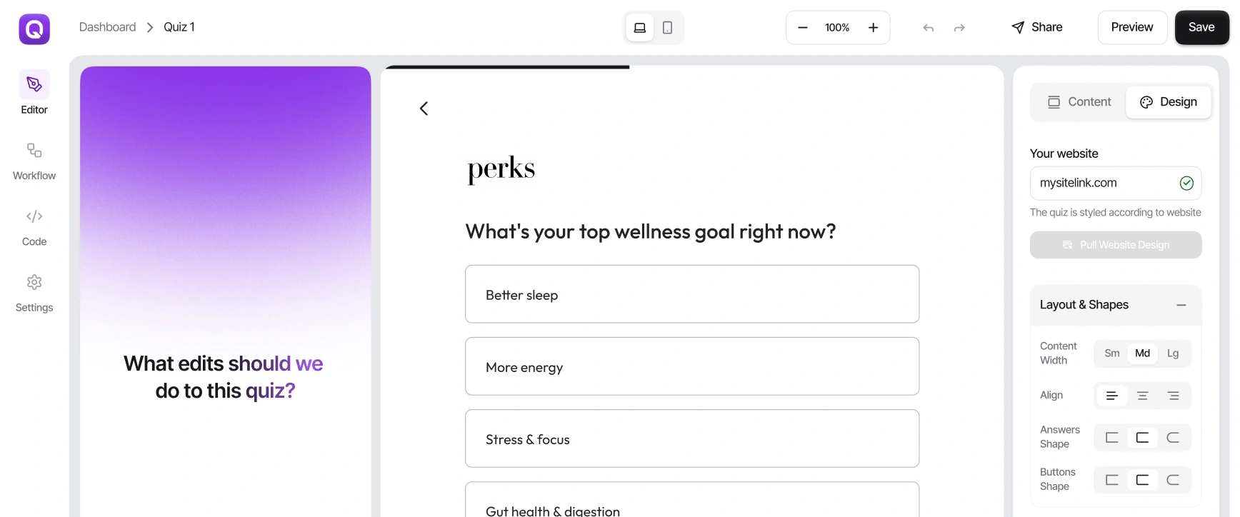 Build your supplement finder in minutes, no developer needed